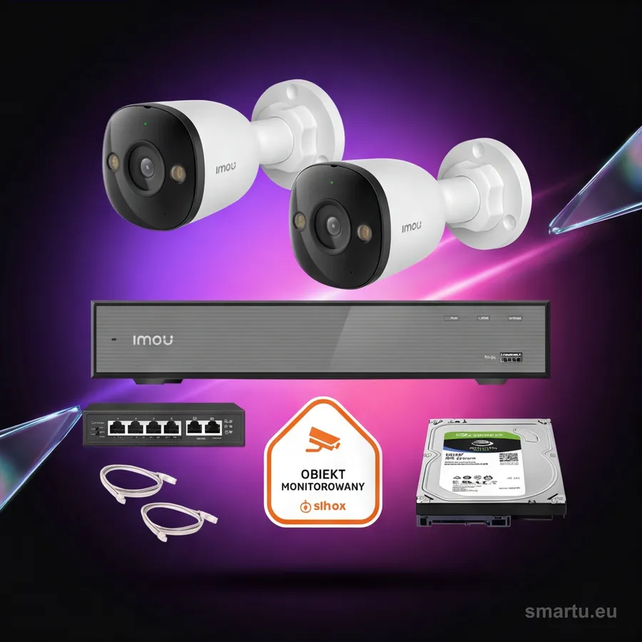 Zestaw monitoringu Imou 2x kamera PS3E-8Q0 8MP POE