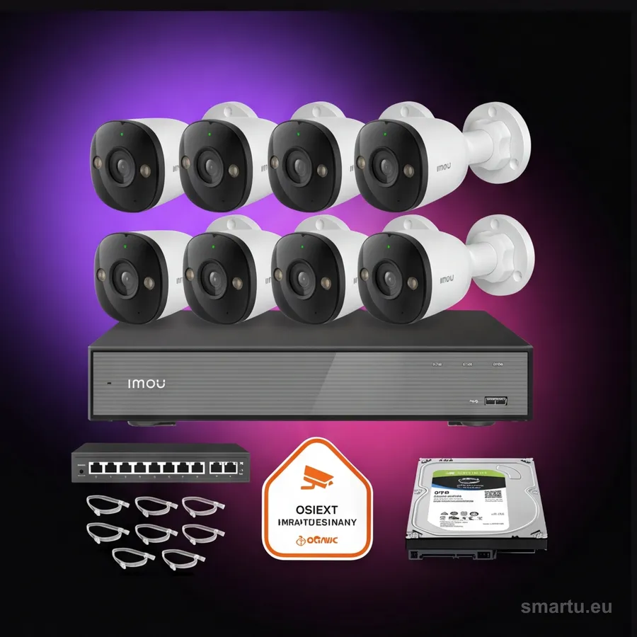 Zestaw monitoringu Imou 8x kamera PS3E-8Q0 8MP POE